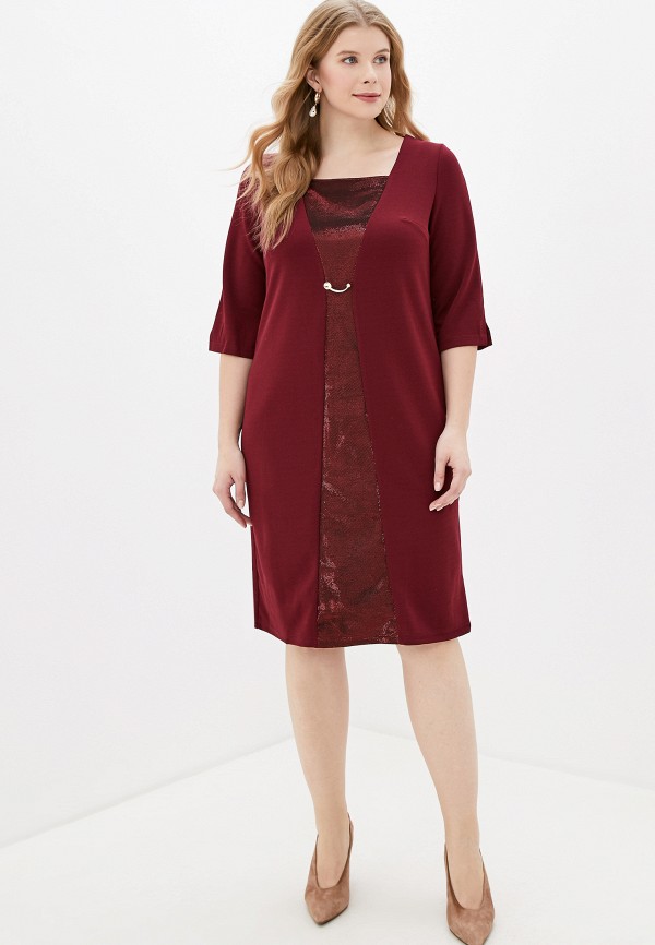 

Платье CKC Collections, Бордовый