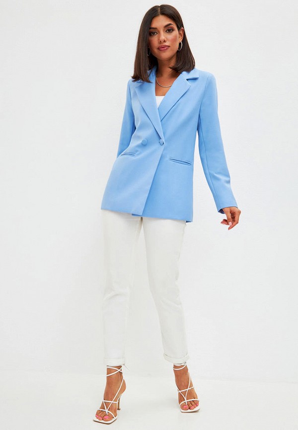 Жакет Sandrine голубой, размер 42, фото 4