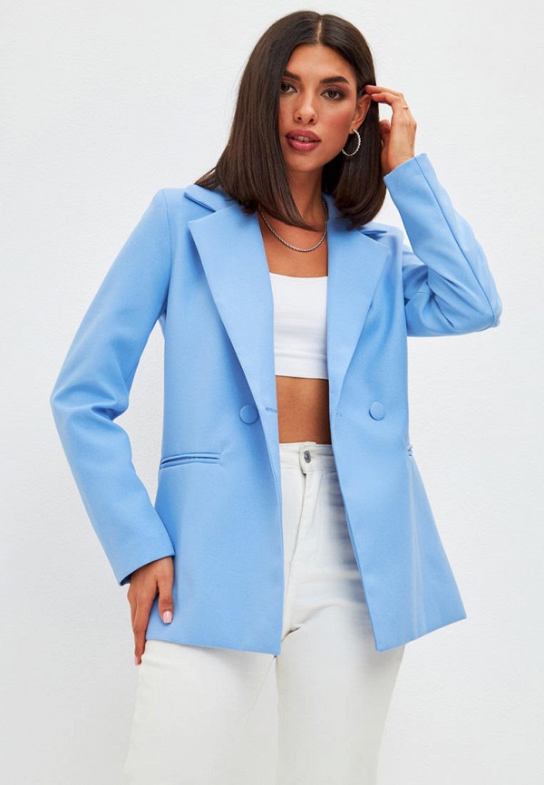 Жакет Sandrine голубой, размер 42, фото 7