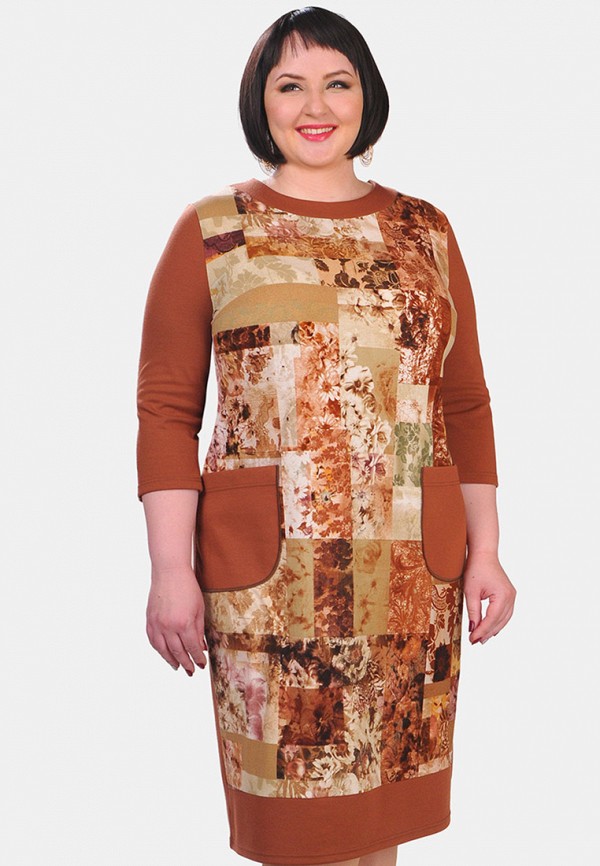 

Платье Lila, Коричневый, Lila MP002XW1F90F