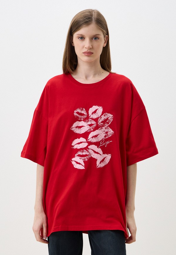 Футболка Luigin Luigin_L_tshirt_kisses_red_OVER