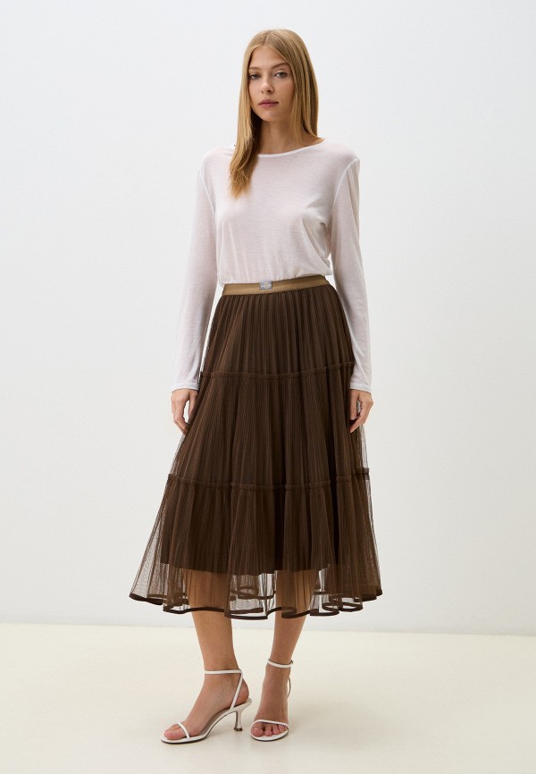 Юбка Luigin  Luigin_L_skirt_double_brown Фото 2