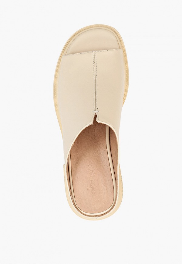 Сабо El'Rosso бежевый, размер 39, фото 4