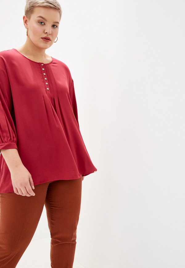 Блуза  - бордовый цвет
