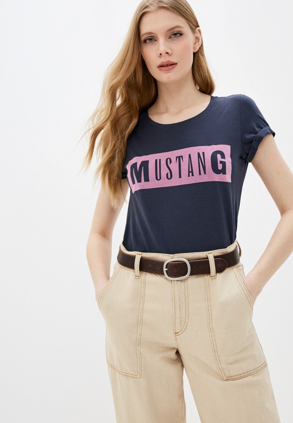 

Футболка Mustang, Синий, Alexia C Print