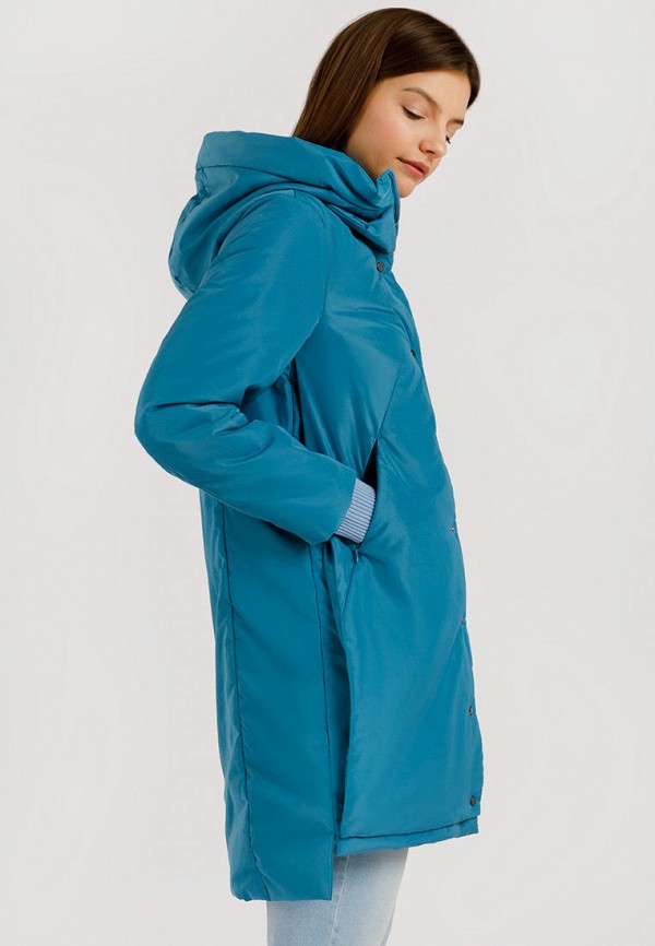 Куртка утепленная Finn Flare цвет голубой  Фото 4