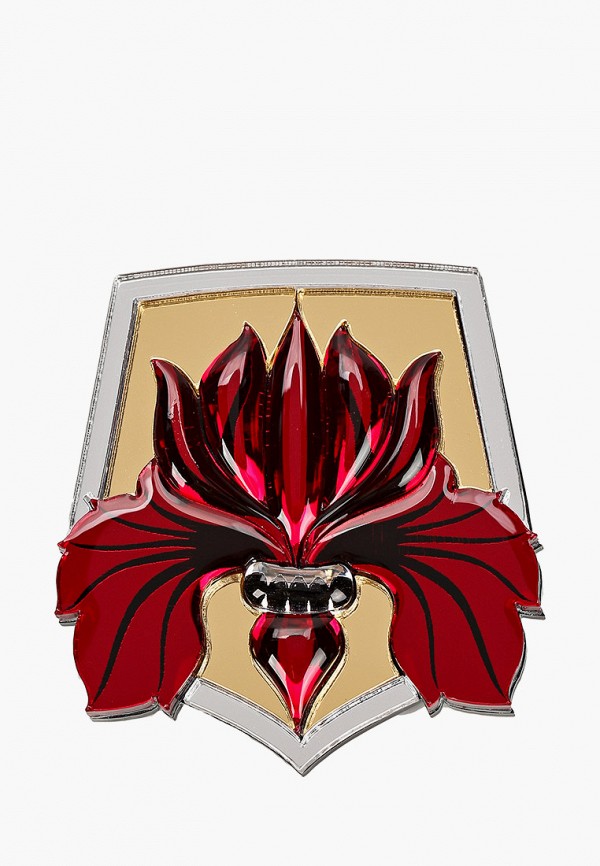 

Брошь Orgalica, Красный, Роза Royal