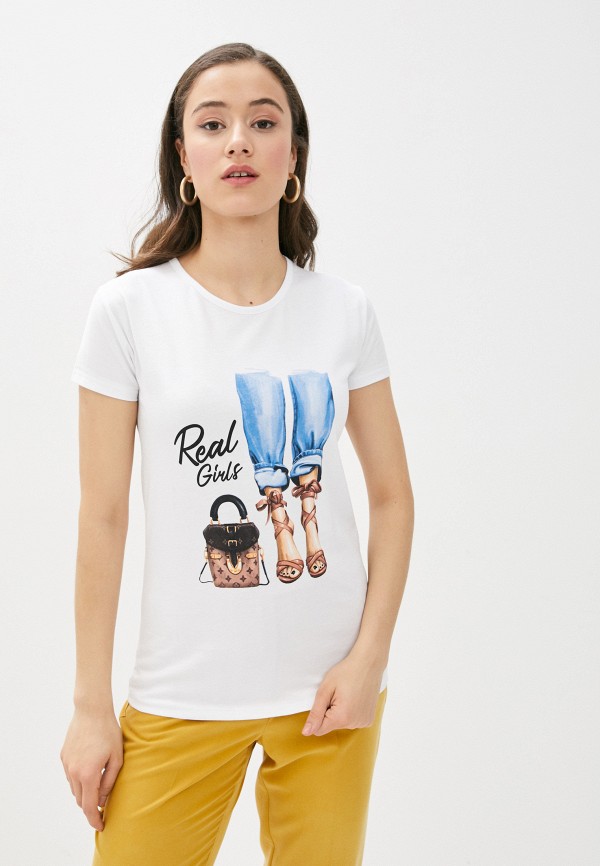 

Футболка Kis, Белый, REAL GIRLS