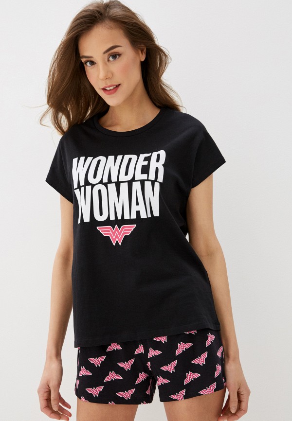 

Пижама Tezenis, Черный, Wonder Woman