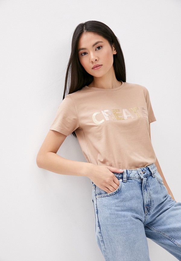 

Футболка Zarina, Бежевый, Exclusive online