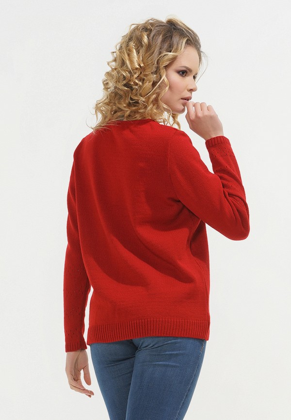 Пуловер Vay цвет красный  Фото 2