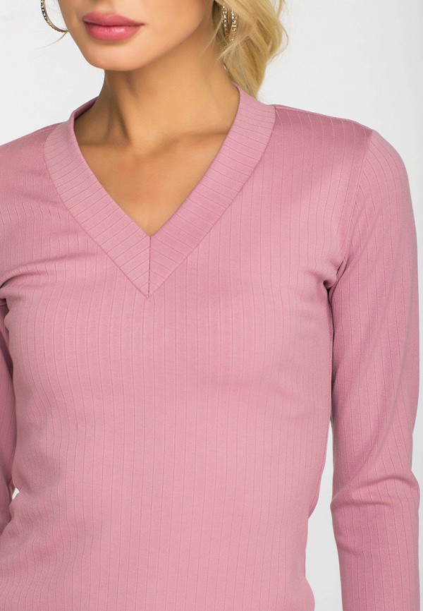Пуловер Gloss цвет розовый  Фото 4