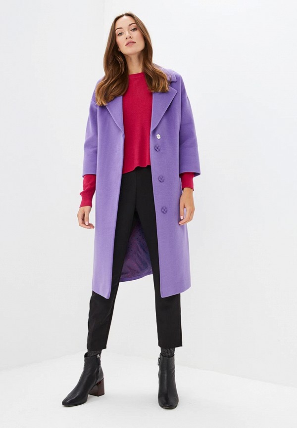 Пальто Ruxara цвет фиолетовый  Фото 2