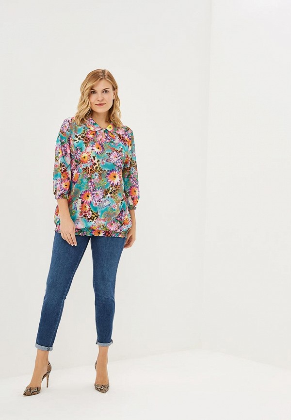 

Блуза PreWoman, Разноцветный, Цветы счастья