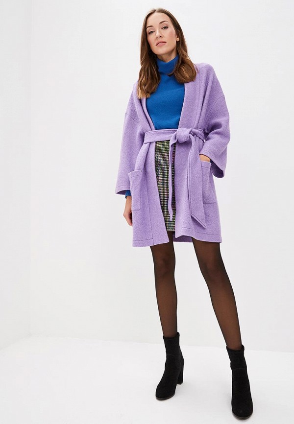 Пальто Ruxara цвет фиолетовый  Фото 2
