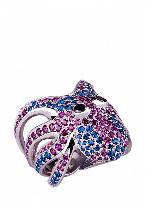 

Кольцо из серебра 925 пробы Cava.cool, Разноцветный