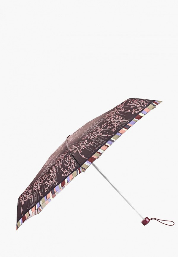 Зонт складной Goroshek цвет коричневый  Фото 2