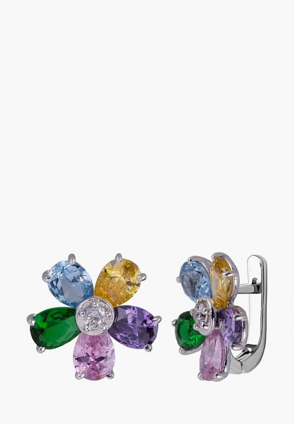 

Серьги из серебра 925 пробы Cava.cool, Разноцветный