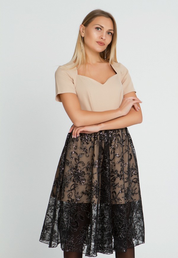 

Платье LiLove, Бежевый, LiLove MP002XW1HM54