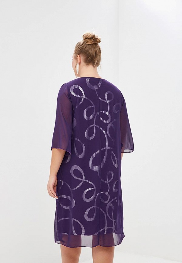 Платье Olsi цвет фиолетовый  Фото 3