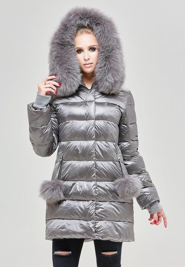 

Куртка утепленная Mila Nova; Mila Nova MP002XW1HSXX, Серый