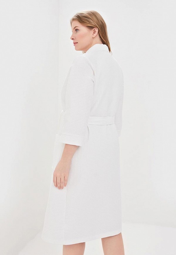 Халат домашний Lika Dress белый, размер 54, фото 3