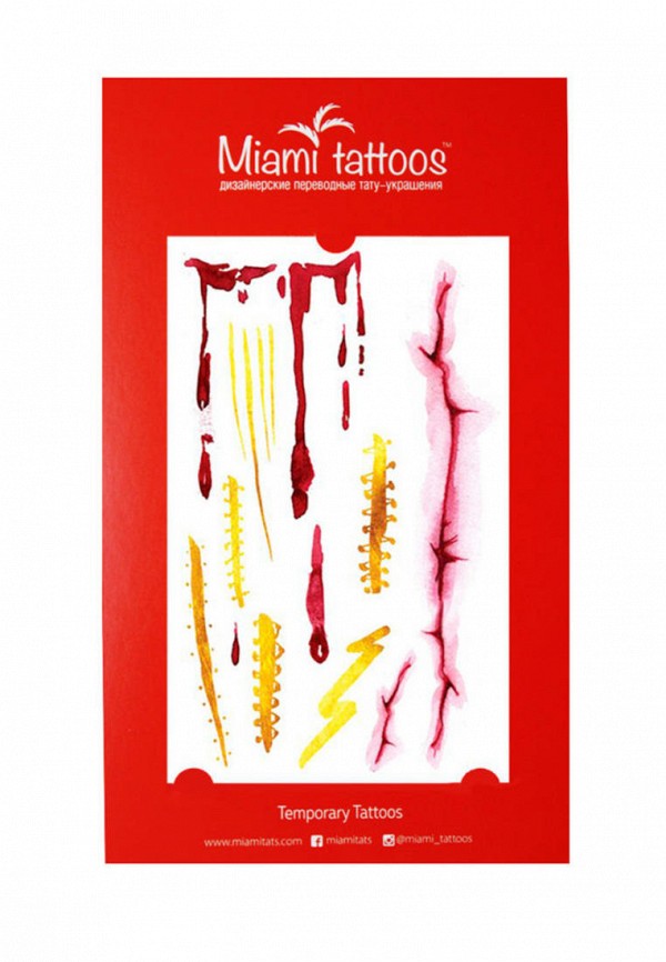 

Временные татуировки Miami Tattoos, Разноцветный