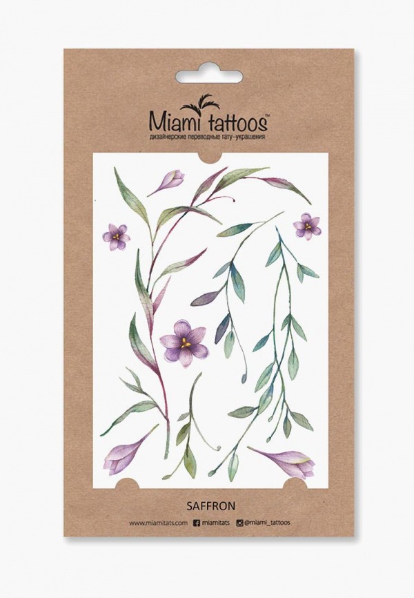 

Временные татуировки Miami Tattoos, Зеленый