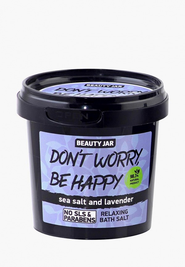

Соль для ванн Beauty Jar, Белый, Don't Worry, Be Happy