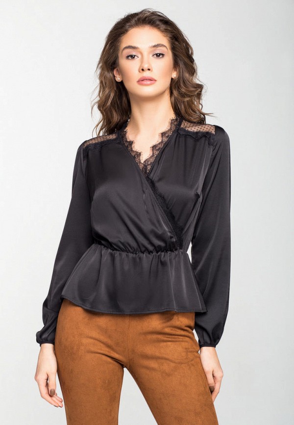 

Блуза itelle; itelle MP002XW1ICZI, Черный