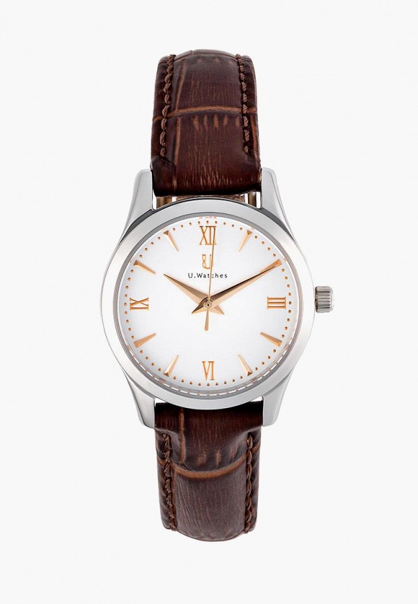

Часы U.Watches, Коричневый, Double U