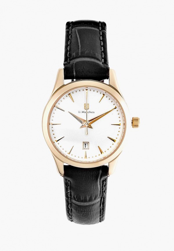 

Часы U.Watches, Черный, Double U