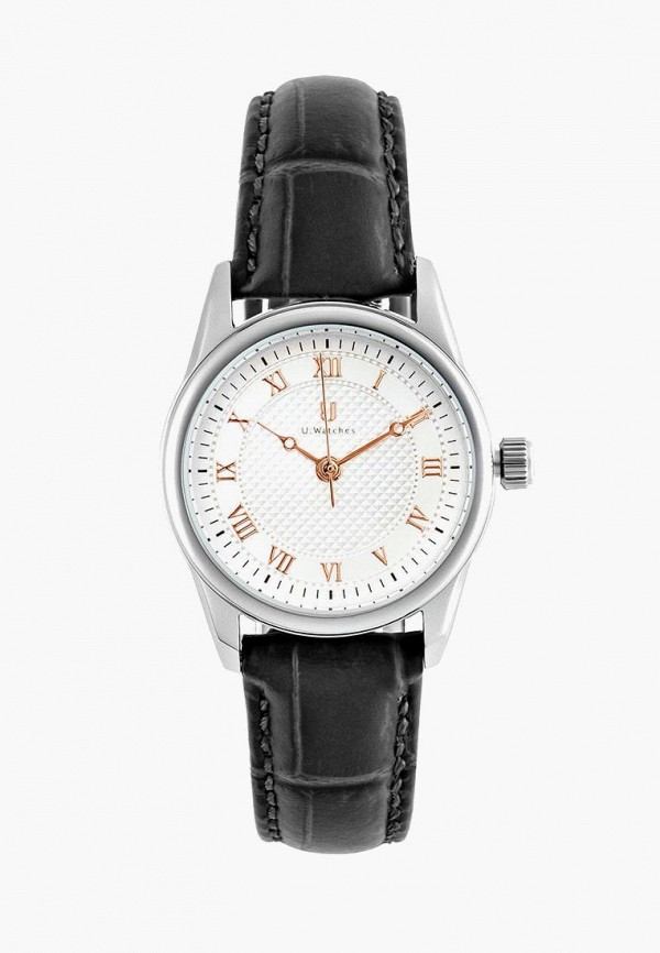 

Часы U.Watches, Черный, Double U