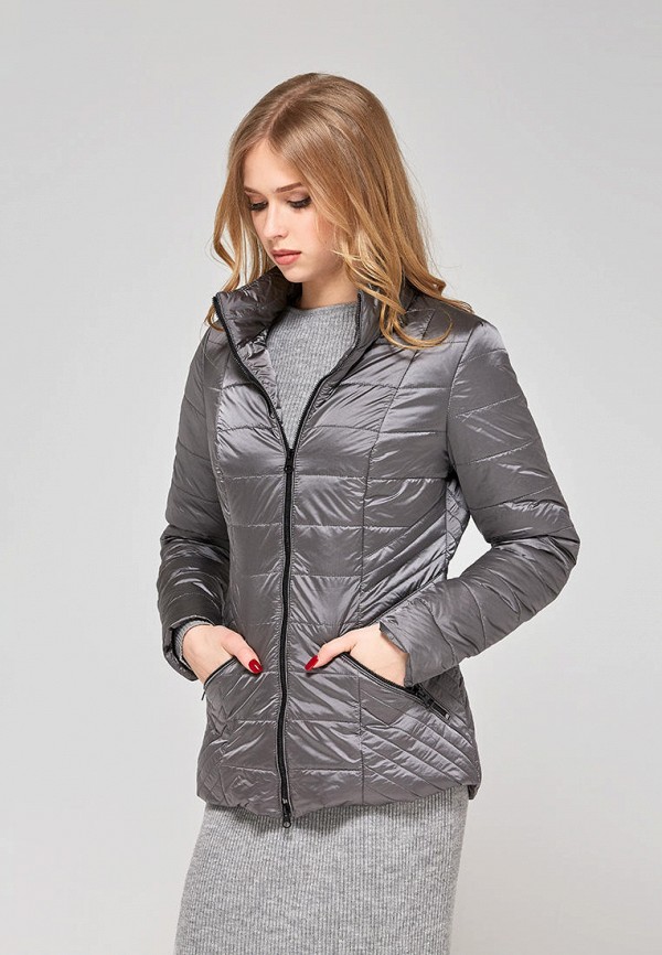 

Куртка утепленная Mila Nova, Серый, Mila Nova MP002XW1IFYU