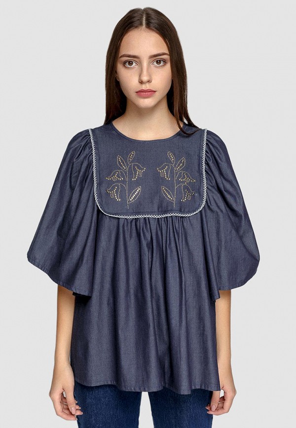 

Блуза Dolcedonna, Синий, Dolcedonna MP002XW1IGRX
