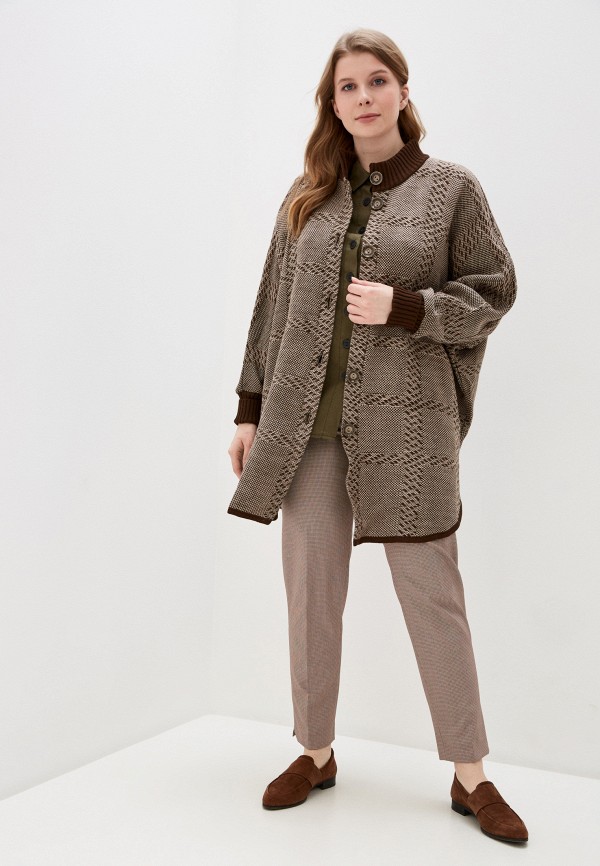 

Пончо Milana Style, Коричневый