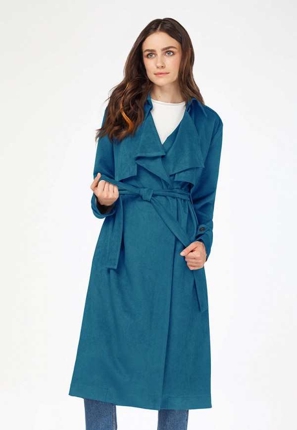 

Плащ Masha Mart, SUEDE TC, Бирюзовый