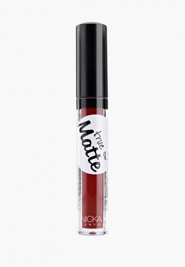 

Блеск для губ Nicka K New York, Бордовый, True Matte