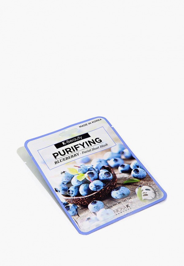 

Маска для лица Nicka K New York, Blueberry, Прозрачный