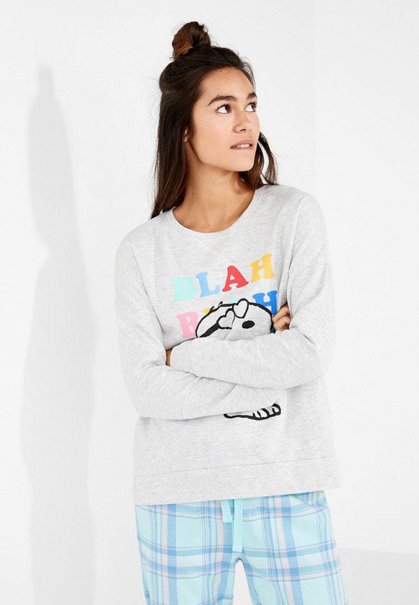 

Лонгслив домашний women'secret, women'secret MP002XW1IKEX, Серый