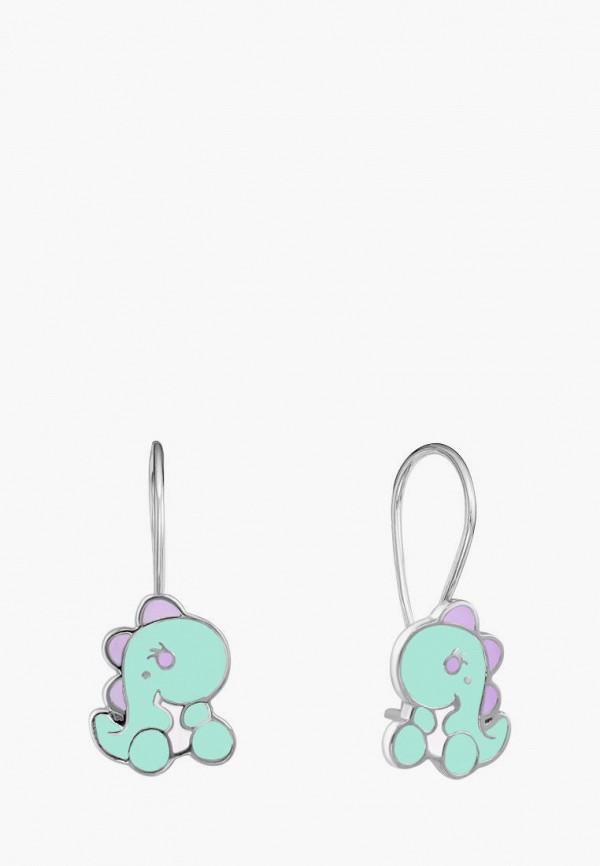 

Серьги Серебро России, Разноцветный