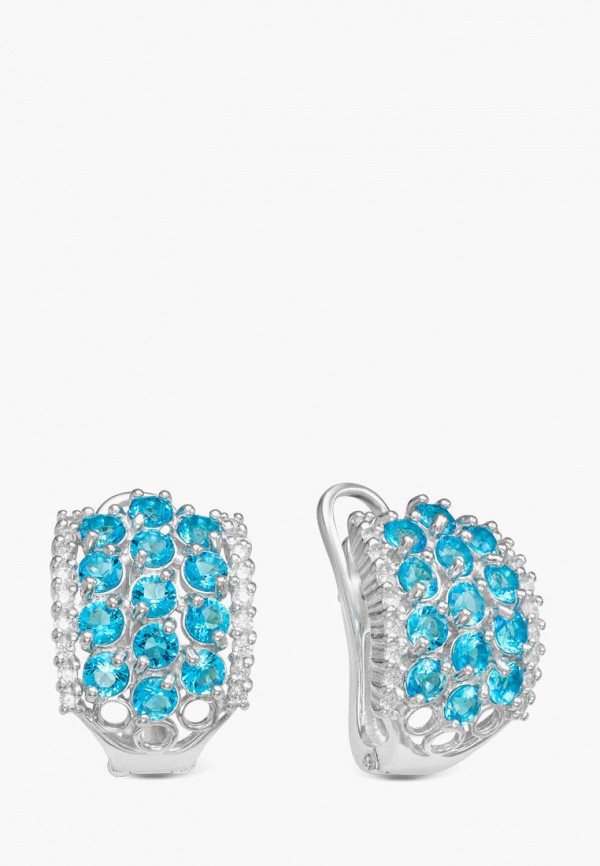 

Серьги Серебро России, Разноцветный