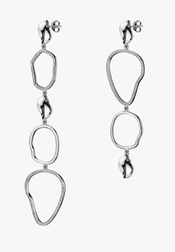 

Серьги WannaBe!, Серебряный, Флюид