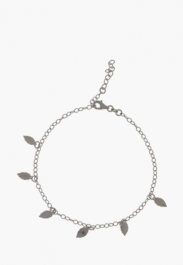 

Браслет на ногу Серебряная Венеция, Серебряный, Роло