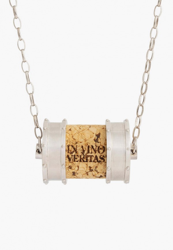 

Подвеска Amarin Jewelry, Разноцветный, CORK silver Бочка
