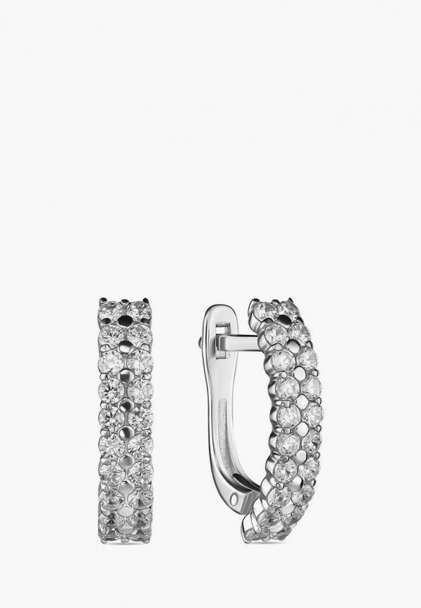 

Серьги MIUZ Diamonds (Московский ювелирный завод), Серебряный