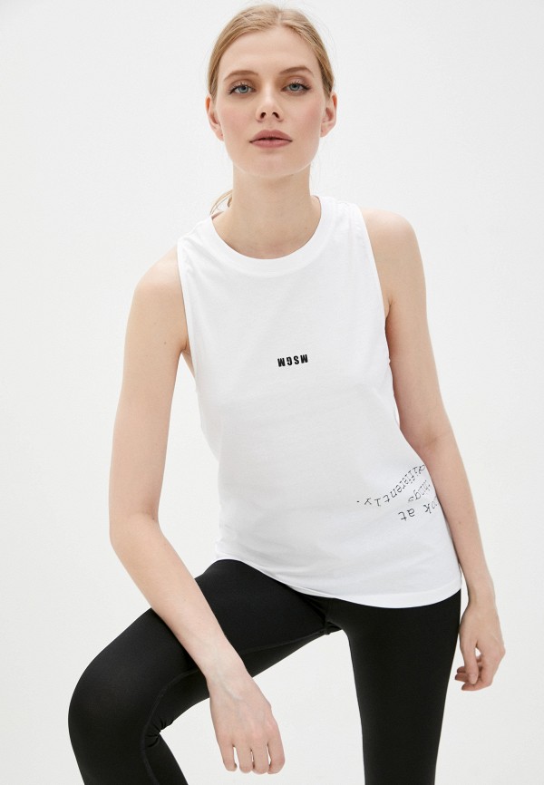 

Майка MSGM, Белый
