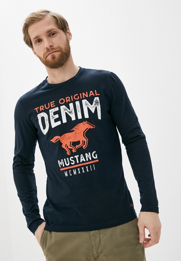 

Лонгслив Mustang, Синий