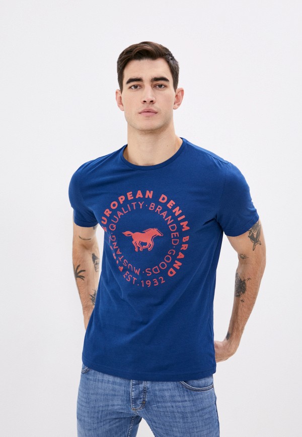 

Футболка Mustang, Синий