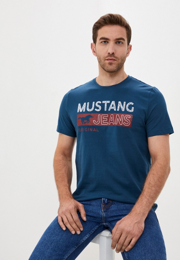 

Футболка Mustang, Синий, Mustang MU454EMKLQC8